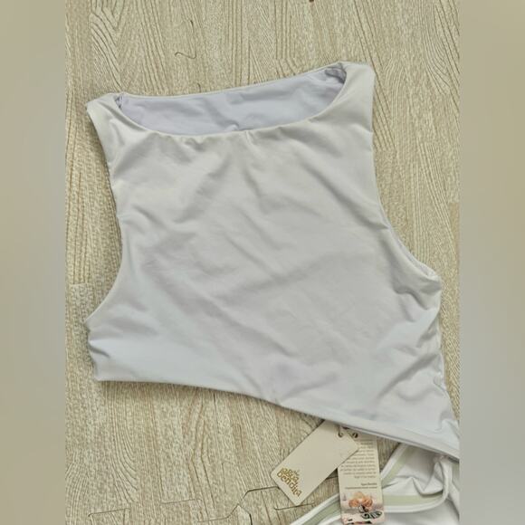 Agua Bendita Maxi Dress Sexy Stretchy Bridal Honeymoon Engagement Asymmetrical L - Picture 7 of 16